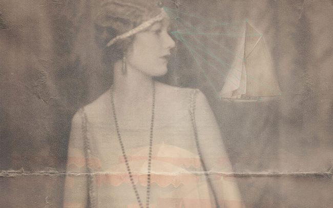 Woman and a sailboat